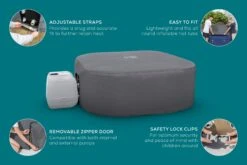 Lay-z Spa Lay-Z-Spa® EnergySense™ - 180cm Round Thermal Hot Tub Cover 11 Lay-z Spa Lay-Z-Spa® EnergySense™ - 180cm Round Thermal Hot Tub Cover -Outdoor Living Hot Tubs 03Features2