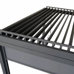 Heavy-Duty Aluminium Pergola With Louvred Roof - 3x3m -Outdoor Living Hot Tubs 17