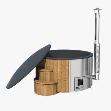 Outdoor Elite - 4 To 6 Person Wood Fired Hot Tub 7 Outdoor Elite - 4 To 6 Person Wood Fired Hot Tub - Image 7