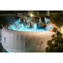 Lay-z Spa Lay-Z-Spa® AirJet Paris - 6 Person Inflatable Hot Tub 24 Lay-z Spa Lay-Z-Spa® AirJet Paris - 6 Person Inflatable Hot Tub -Outdoor Living Hot Tubs 60013 SPA 11 Supersize