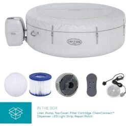 Lay-z Spa Lay-Z-Spa® AirJet Paris - 6 Person Inflatable Hot Tub 20 Lay-z Spa Lay-Z-Spa® AirJet Paris - 6 Person Inflatable Hot Tub -Outdoor Living Hot Tubs 60013 SPA 7 Supersize