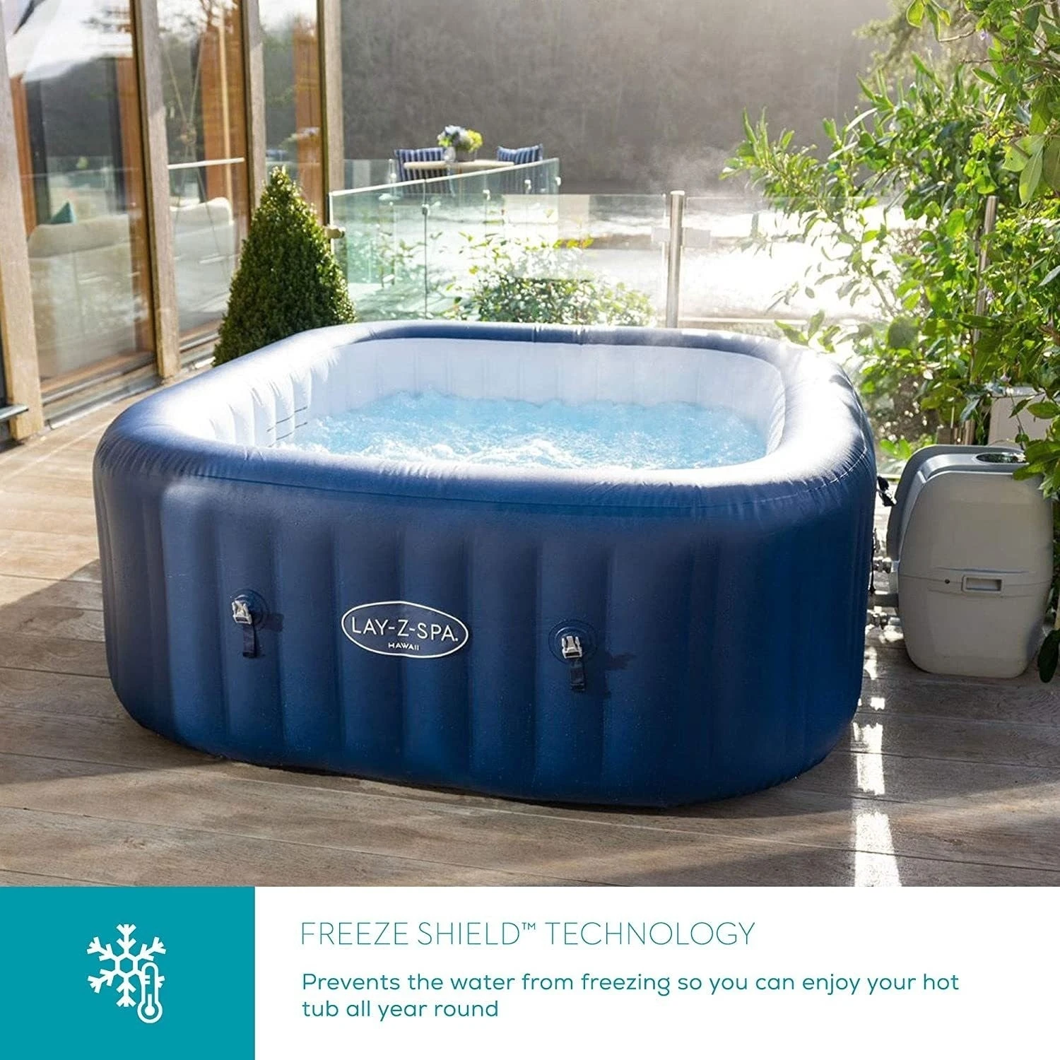 Lay-z Spa Lay-Z-Spa® AirJet Hawaii - 6 Person Inflatable Hot Tub 4 Lay-z Spa Lay-Z-Spa® AirJet Hawaii - 6 Person Inflatable Hot Tub - Image 4