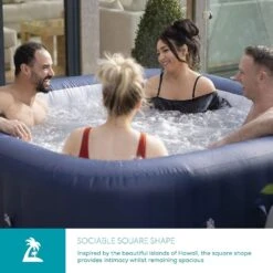 Lay-z Spa Lay-Z-Spa® AirJet Hawaii - 6 Person Inflatable Hot Tub 19 Lay-z Spa Lay-Z-Spa® AirJet Hawaii - 6 Person Inflatable Hot Tub -Outdoor Living Hot Tubs 60021 SPA 5 Supersize