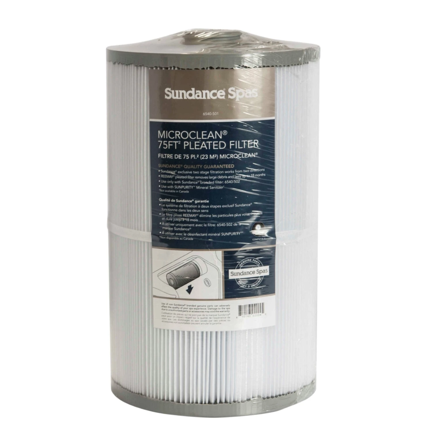 Sundance® Spas Microclean® 780/Select Series 75sq Ft Hot Tub Filter - 6540-501S 1 Sundance® Spas Microclean® 780/Select Series 75sq Ft Hot Tub Filter - 6540-501S