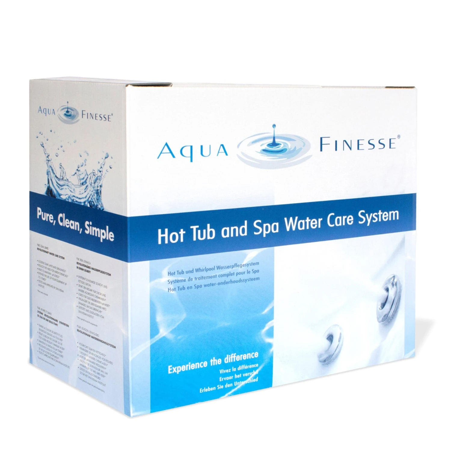 AquaFinesse Hot Tub Water Care System With Moisturiser Pack - Concentrate 2 AquaFinesse Hot Tub Water Care System With Moisturiser Pack - Concentrate - Image 2