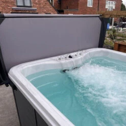 Platinum Spas Ares 1200 - 14ft Swim Spa -Outdoor Living Hot Tubs AresSwimspawith7kwMrSilenceASHP installBeverley5Square