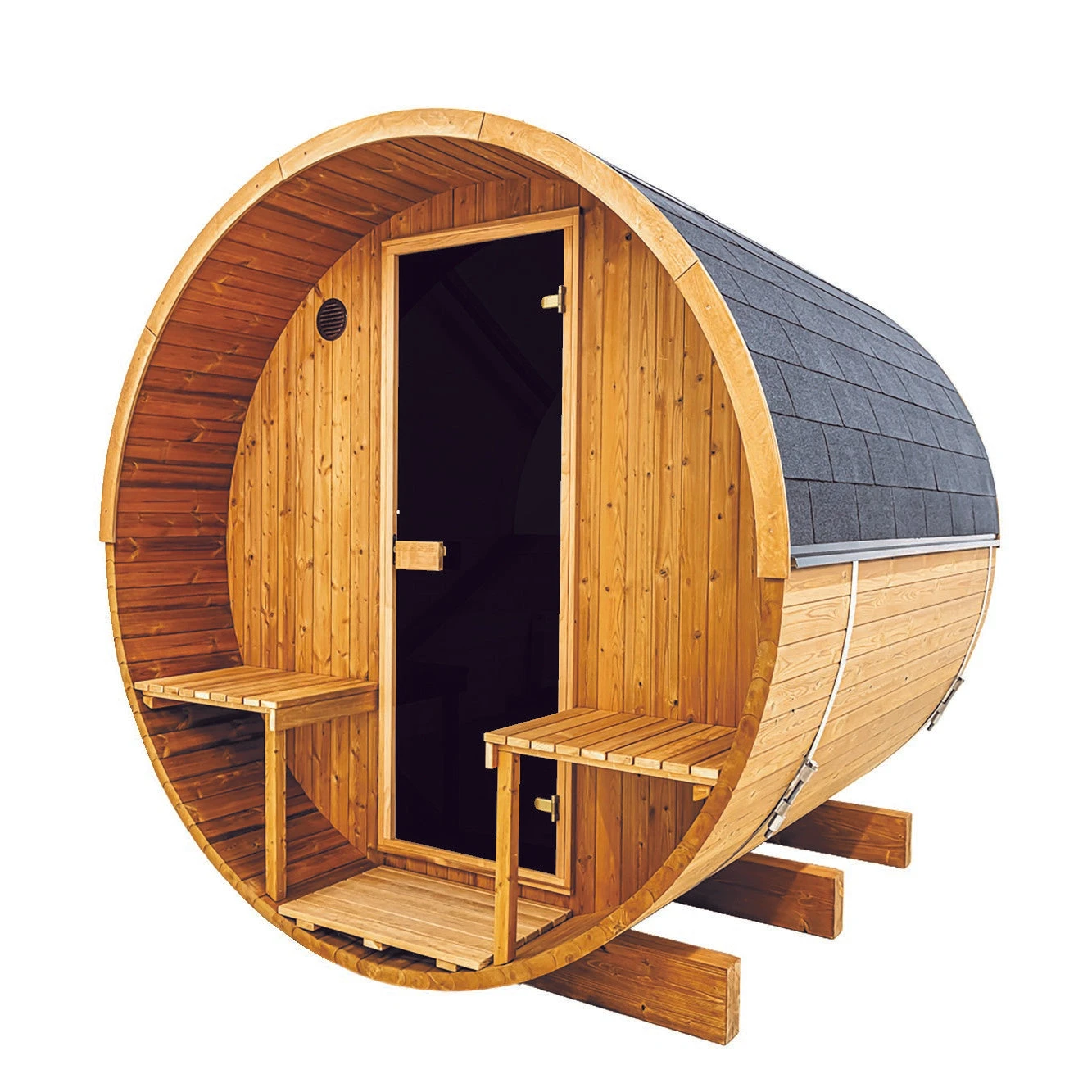 Hekla Barrel 210 - 4 Person Outdoor Sauna 1 Hekla Barrel 210 - 4 Person Outdoor Sauna