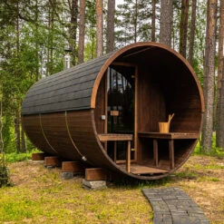 Hekla Barrel 250 - 6 Person Outdoor Sauna 24 Hekla Barrel 250 - 6 Person Outdoor Sauna -Outdoor Living Hot Tubs BarrelSauna 6 4066faf9 f551 48c0 b18f 840b7060acb8