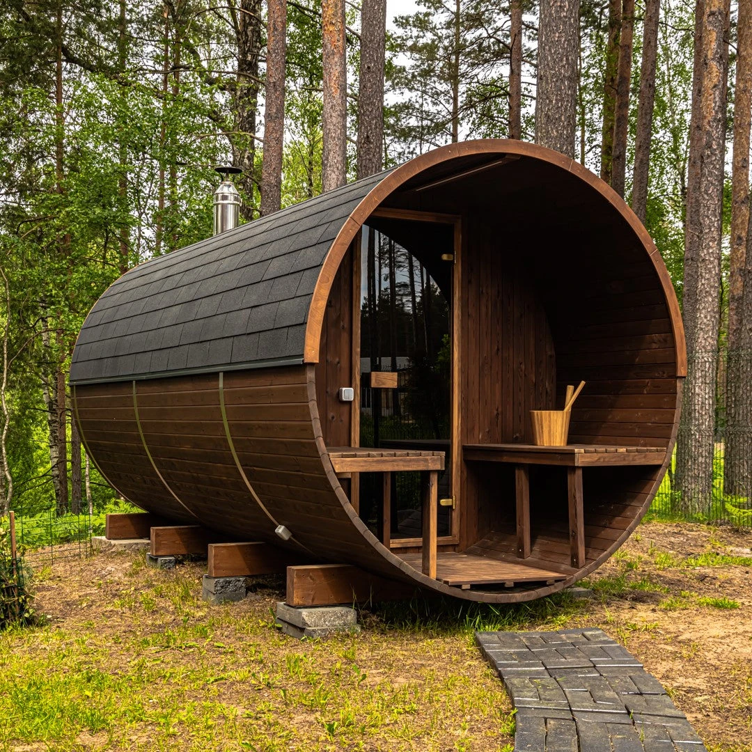 Hekla Barrel 250 - 6 Person Outdoor Sauna 5 Hekla Barrel 250 - 6 Person Outdoor Sauna - Image 5