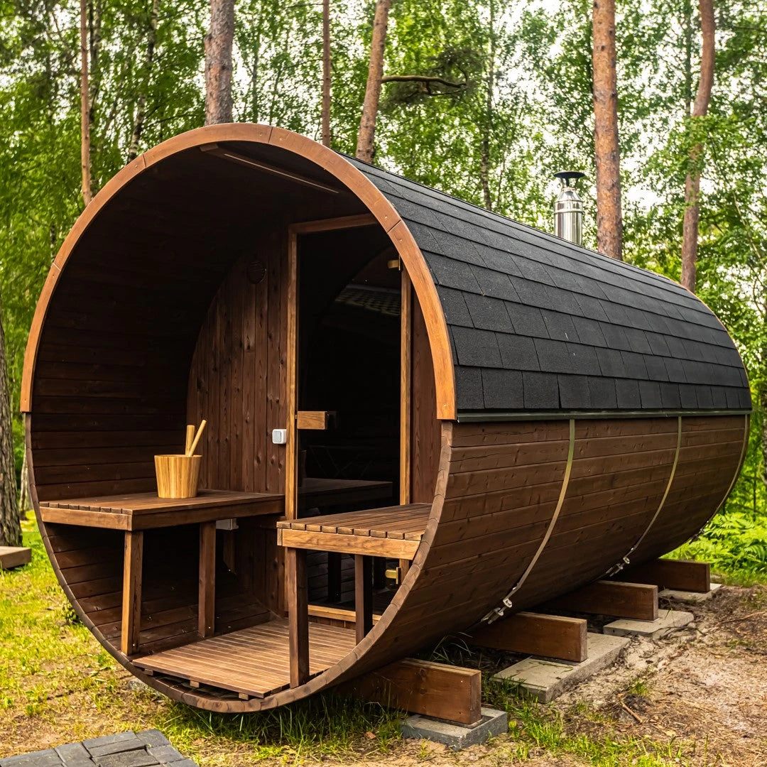Hekla Barrel 210 - 4 Person Outdoor Sauna 5 Hekla Barrel 210 - 4 Person Outdoor Sauna - Image 5