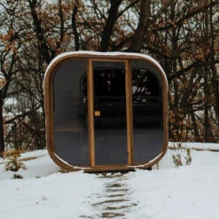 Hekla Cube 250 - 6 Person Outdoor Sauna -Outdoor Living Hot Tubs CubeSauna 2 f5faa63d eefe 4837 a618 dc2213dd3045