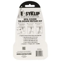 EasyKlip® Tie-Down Repair Kit For Hot Tub Cover Straps -Outdoor Living Hot Tubs EasyKlip 1 copy