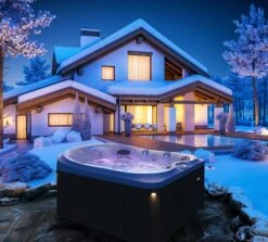 Jacuzzi® J445IP™ - 7 Person Hot Tub -Outdoor Living Hot Tubs J445 Winter Install 3000x2710 ea19ee81 54bc 4259 b3d8 52f488caf50d
