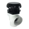 Arctic Spas® Black Round Cap Diverter Valve Complete - JET-109400