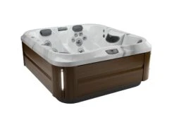 Jacuzzi® J325IP™ - 4 Person Hot Tub -Outdoor Living Hot Tubs JHT J325 Platinum ModernHardwood Iso 2000x1460 b030d5d4 f978 41b3 a63c c8c1e96cd86d