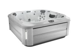 Jacuzzi® J345IP™ - 7 Person Hot Tub -Outdoor Living Hot Tubs JHT J345 Platinum BrushedGray Iso 2000x1460 19da55f0 0c89 4d38 a514 385aa4854b4f