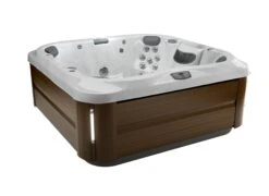 Jacuzzi® J345IP™ - 7 Person Hot Tub -Outdoor Living Hot Tubs JHT J345 Platinum ModernHardwood Iso 2000x1460 b3bf3470 1e6f 44f0 8e93 85306f0e4e46