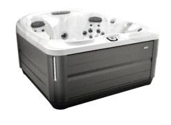 Jacuzzi® J435IP™ - 6 Person Hot Tub With 1 Lounger -Outdoor Living Hot Tubs JHT J435 Platinum SmokedEbony Iso 2000x1460 f7962067 8fa6 4fe2 869e 565559d6b83c