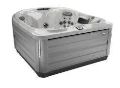 Jacuzzi® J445IP™ - 7 Person Hot Tub -Outdoor Living Hot Tubs JHT J445 Platinum BrushedGray Iso 2000x1460 1d991557 caef 4711 9426 11921fcd8f6b