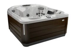 Jacuzzi® J445IP™ - 7 Person Hot Tub -Outdoor Living Hot Tubs JHT J445 Platinum ModernHardwood Iso 2000x1460 9b8a3f39 3bb1 4826 993f 5374874d6995