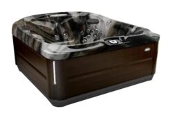 Jacuzzi® J485IP™ - 7 Person Hot Tub -Outdoor Living Hot Tubs JHT J485 Midnight ModernHardwood Iso 2000x1460 9117a5c8 9e52 4f81 8343 e5ad804690ae