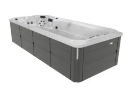 Jacuzzi® PowerActive™ J-19™ - 19ft Swim Spa -Outdoor Living Hot Tubs JSS PowerActive J19 Platinum SmokedEbony Iso 3000x2190 0c312205 4494 4865 9bdf 16cc472b1379