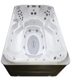 Jacuzzi® PowerPlay™ J-13™ - 13ft Swim Spa 23 Jacuzzi® PowerPlay™ J-13™ - 13ft Swim Spa -Outdoor Living Hot Tubs JSS PowerPlay J13 Platinum SmokedEbony EndOH WhiteBackground 3000x3437 a0ba3704 ab55 4164 b37c e859123ddbd8