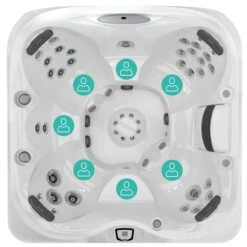 Jacuzzi® J445IP™ - 7 Person Hot Tub -Outdoor Living Hot Tubs Jacuzzi J445IP 6 7 seats
