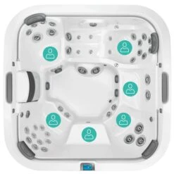 Jacuzzi® J575IP™ - 5-6 Person Hot Tub With 1 Lounger -Outdoor Living Hot Tubs Jacuzzi J575IP 5 6 seats
