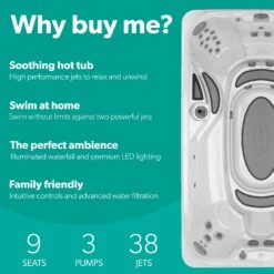 Outdoor Living Hot Tubs -Outdoor Living Hot Tubs Jacuzzi PowerPlay J 13 wbm