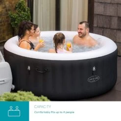 Lay-z Spa Lay-Z-Spa® AirJet Miami - 4 Person Inflatable Hot Tub 21 Lay-z Spa Lay-Z-Spa® AirJet Miami - 4 Person Inflatable Hot Tub -Outdoor Living Hot Tubs LayZSpaMiami