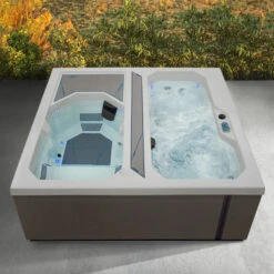 Master Spas® Michael Phelps Chilly GOAT™ Valaris - Dual Ice Bath And Hot Tub -Outdoor Living Hot Tubs MichaelPhelpsChillyGOATIceBathandHotTub 1