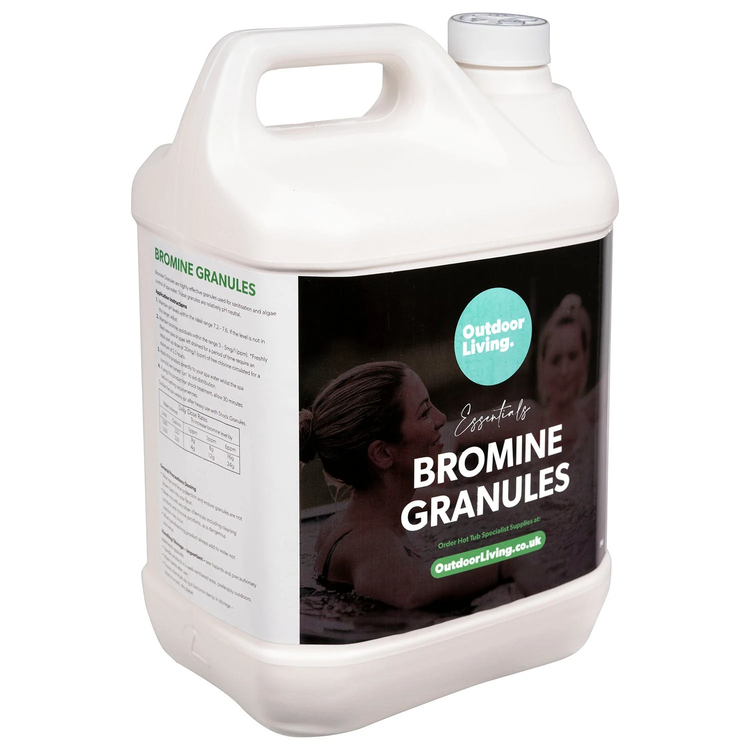 Hot Tub Bromine Granules - 5kg | Outdoor Living 2 Hot Tub Bromine Granules - 5kg | Outdoor Living - Image 2