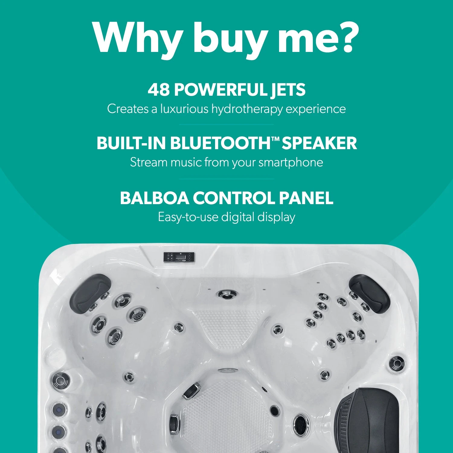 Outdoor Seville - 7 Person Hot Tub 2 Outdoor Seville - 7 Person Hot Tub - Image 2