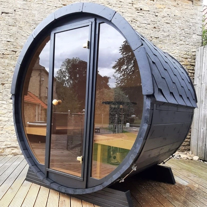 Outdoor Terrace 160 - 2 To 4 Person Barrel Sauna 17 Outdoor Terrace 160 - 2 To 4 Person Barrel Sauna - Image 17