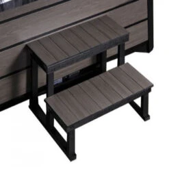 Holiday Let 5 - 5 Person Hot Tub With 1 Lounger -Outdoor Living Hot Tubs Steps