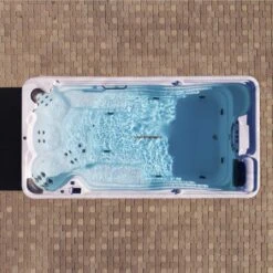 TidalFit Pro EP-15 - 15ft Swim Spa -Outdoor Living Hot Tubs TidalFit EP15 Lifestyle 3