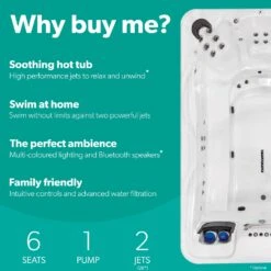 Outdoor Living Hot Tubs -Outdoor Living Hot Tubs Tidalfit Active Plus EP 12 wbm