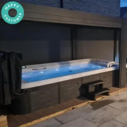 TidalFit Premium EP-14 - 14ft Swim Spa -Outdoor Living Hot Tubs TidalfitEP16Swimspa