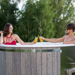 Outdoor Elite - 4 To 6 Person Wood Fired Hot Tub 39 Outdoor Elite - 4 To 6 Person Wood Fired Hot Tub -Outdoor Living Hot Tubs WoodFireHotTub 17