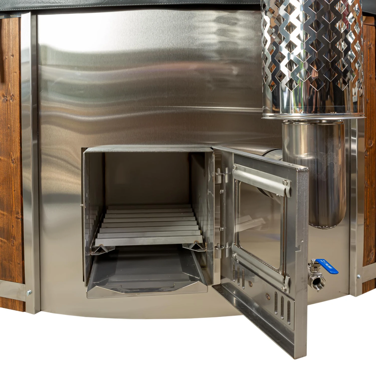 Outdoor Elite - 4 To 6 Person Wood Fired Hot Tub 9 Outdoor Elite - 4 To 6 Person Wood Fired Hot Tub - Image 9