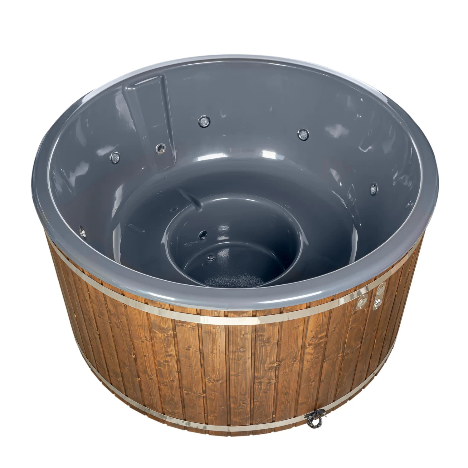 Outdoor Elite - 4 To 6 Person Wood Fired Hot Tub 4 Outdoor Elite - 4 To 6 Person Wood Fired Hot Tub - Image 4