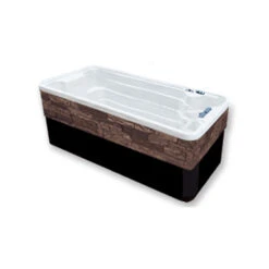 TidalFit Active Plus EP-12 - 12ft Swim Spa -Outdoor Living Hot Tubs hot tub outdoor living tidalfit ep12 side partial submerge